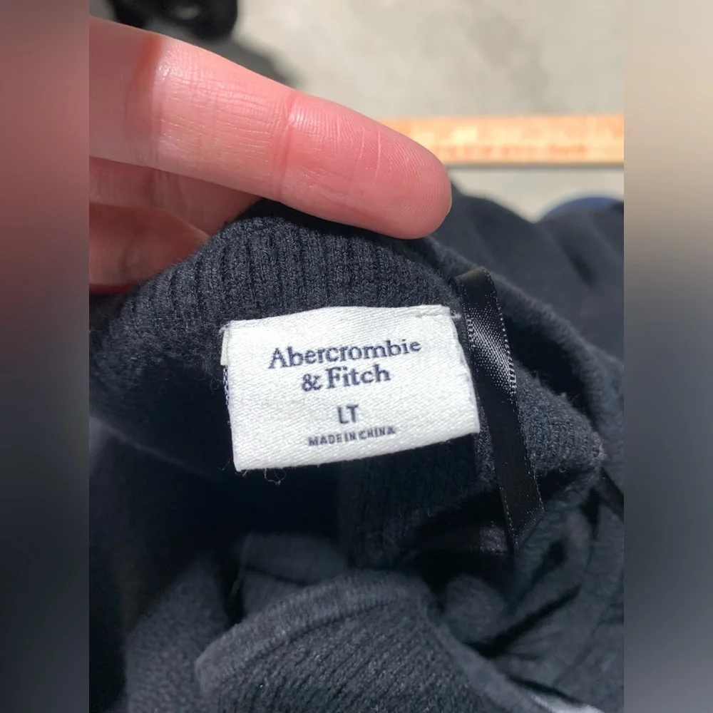 Abercrombie & fitch knit long black dress LT large tall